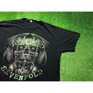 Avenged Sevenfold Band Tour Men's Graphic Short Sleeve Tee Size Large